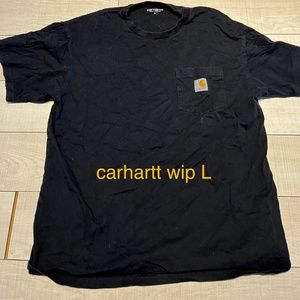Carhartt WIP black pocket T-shirt